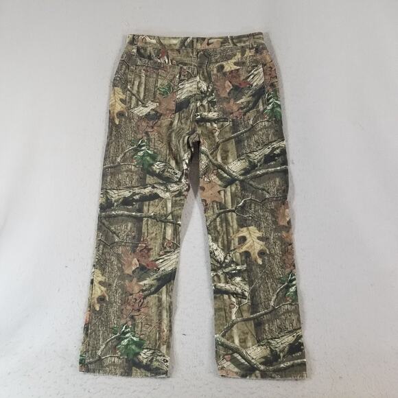 Mossy Oak camo jeans men's 36x32 cotton green brown break up Infinity outdoor - Picture 7 of 12